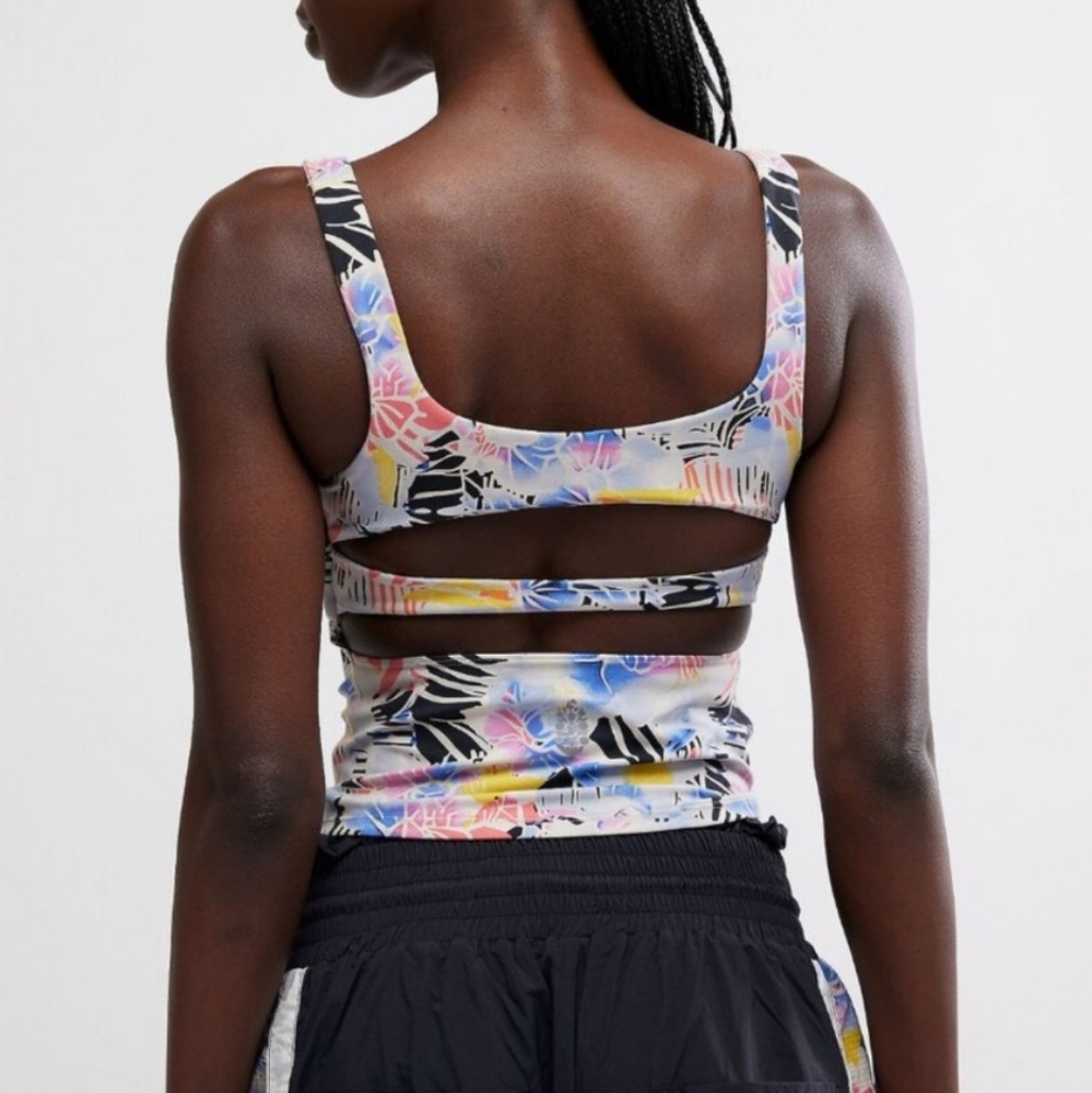 NWT FP movement Never Better Printed Long Tank Sz Med